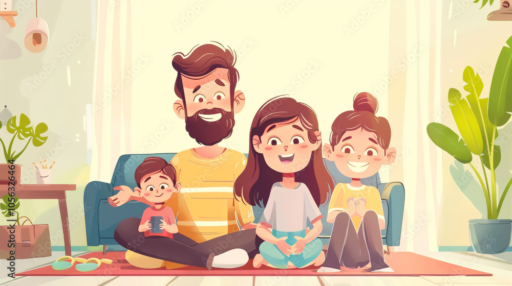 Happy family�mother, father, and daughter�walking hand in hand in nature during sunset Happy family�mother, father, and daughter�walking hand in hand in nature during sunset
