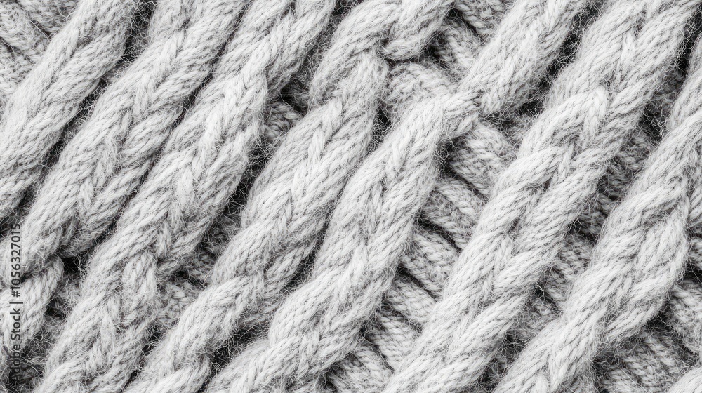 Textured Gray Knit Pattern for Cozy Atmosphere Textured Gray Knit Pattern for Cozy Atmosphere