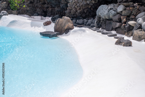 Photos Amazing pool, salty lake designed by Cesar Manrique in volcanic lava tunnel call