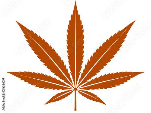 cannabis leaf vector illustration