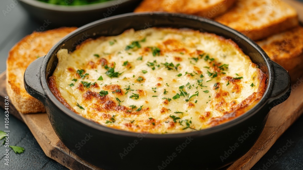 Cheesy Herb Omelette with Melted Ingredients Cheesy Herb Omelette with Melted Ingredients