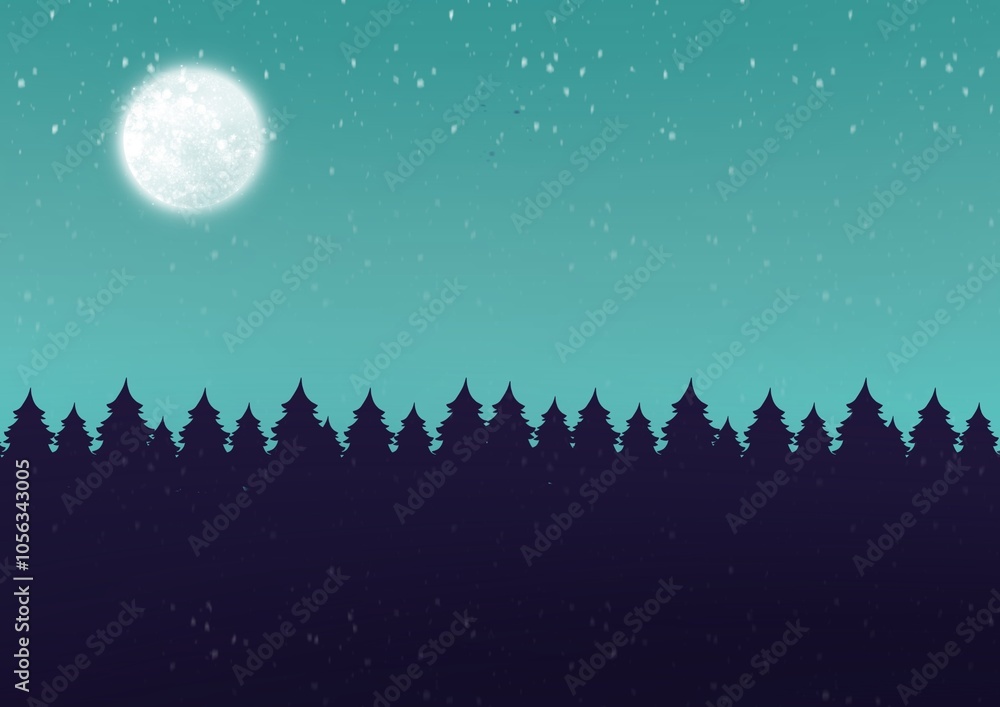 Winter Snowflakes on beautiful background Winter Snowflakes on beautiful background