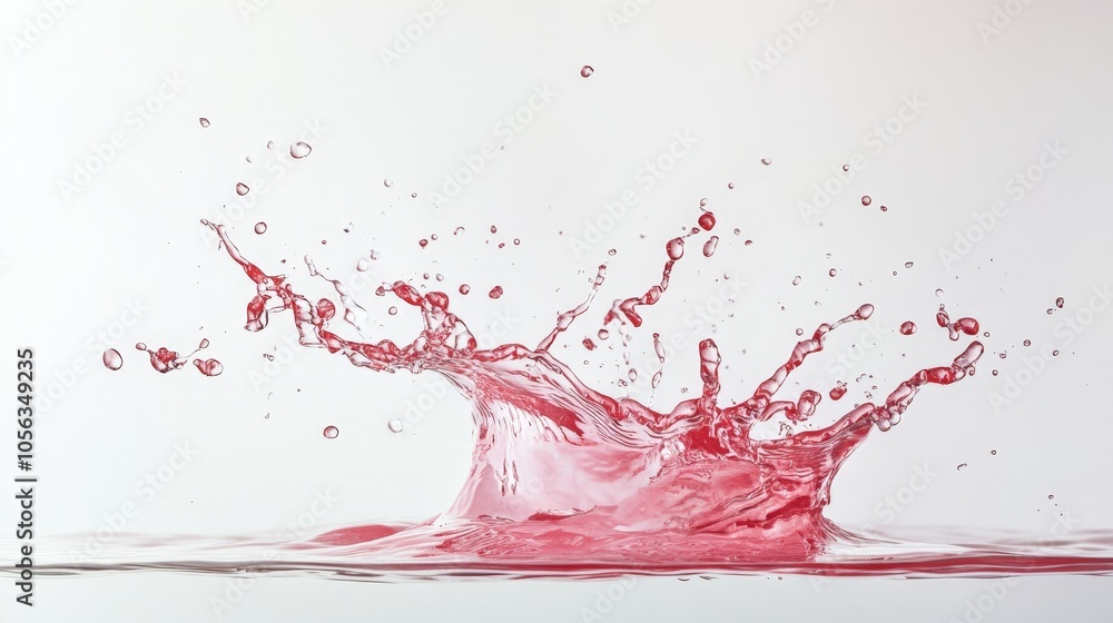 An abstract representation of a water drop in motion, showcasing its fluidity and grace, set against a bright white background for contrast An abstract representation of a water drop in motion, showcasing its fluidity and grace, set against a bright white background for contrast
