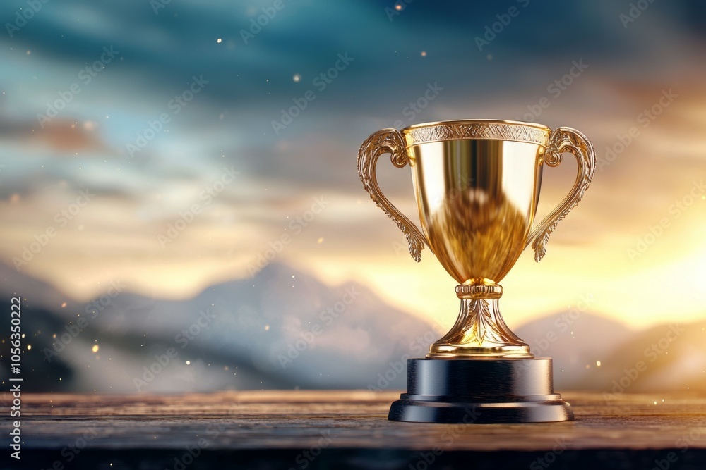 Cup or trophy. Winning concept. Selective focus backdrop Cup or trophy. Winning concept. Selective focus backdrop