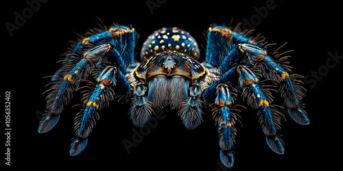 Tarantula spider, Brazilian bird-eating pearl, Typhochlaena seladonia photo