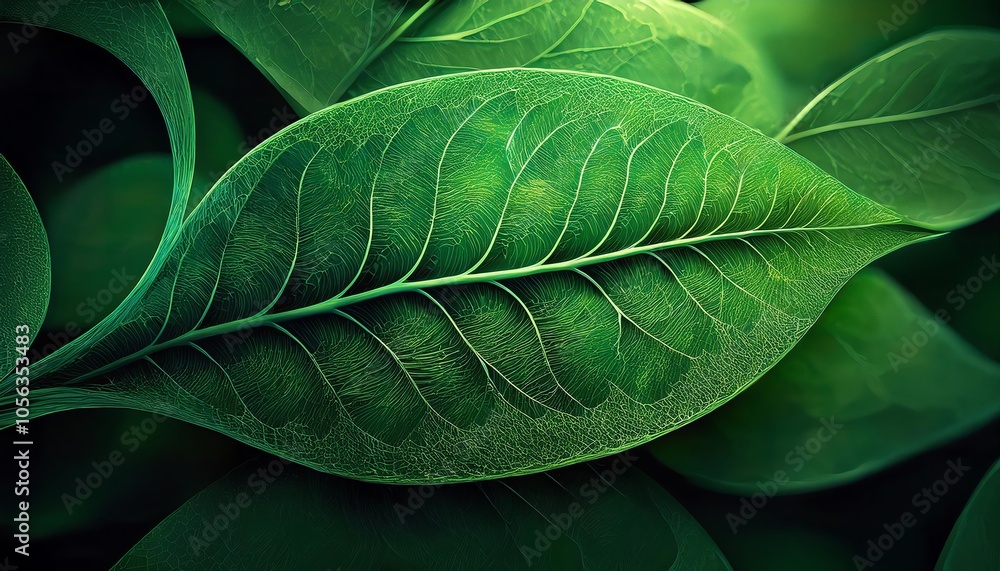 A close-up of a lush green leaf showcasing its intricate veins and texture, emphasizing the beauty of nature. A close-up of a lush green leaf showcasing its intricate veins and texture, emphasizing the beauty of nature.