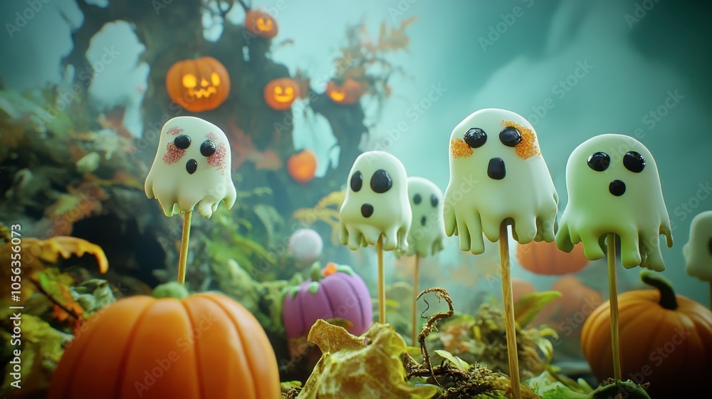 Whimsical Ghost Treats for Halloween Celebrations Whimsical Ghost Treats for Halloween Celebrations