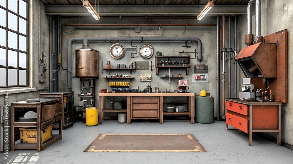 Exploring the intricacies of an industrial workshop a glimpse into a well-equipped space for craftsmanship and innovation Exploring the intricacies of an industrial workshop a glimpse into a well-equipped space for craftsmanship and innovation
