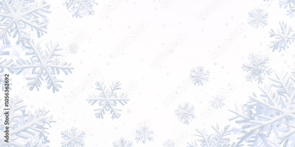Christmas background with Falling snowflakes, snow storm, winter frame border element design, isolated on white and transparent background, png Christmas background with Falling snowflakes, snow storm, winter frame border element design, isolated on white and transparent background, png