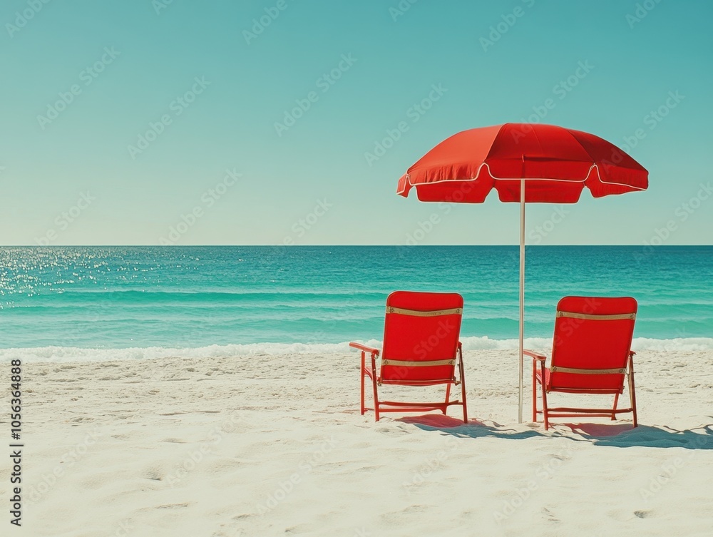 Tranquil Beach Scene Tranquil Beach Scene