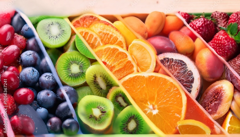 Fresh fruit rainbow Fresh fruit rainbow