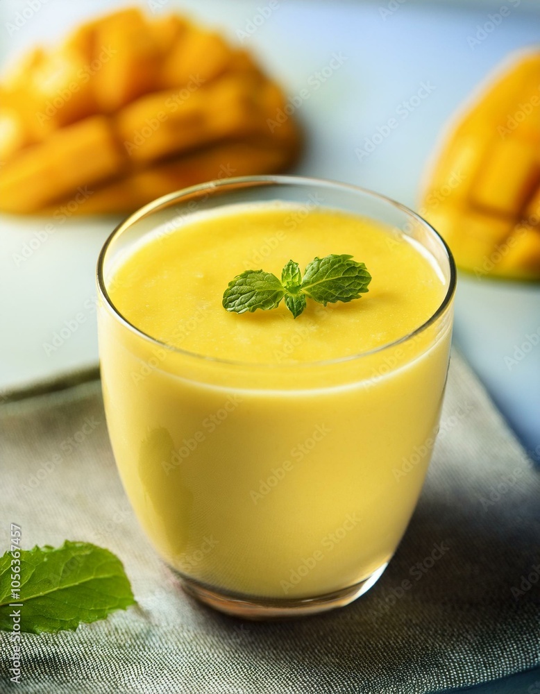 Mango smoothie with mint Mango smoothie with mint