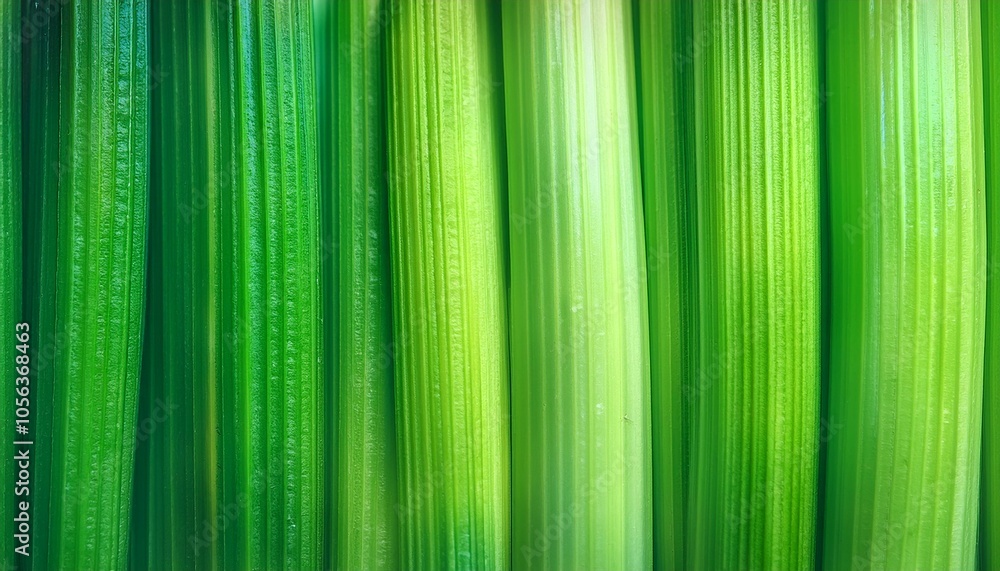 Green celery stalks close up Green celery stalks close up