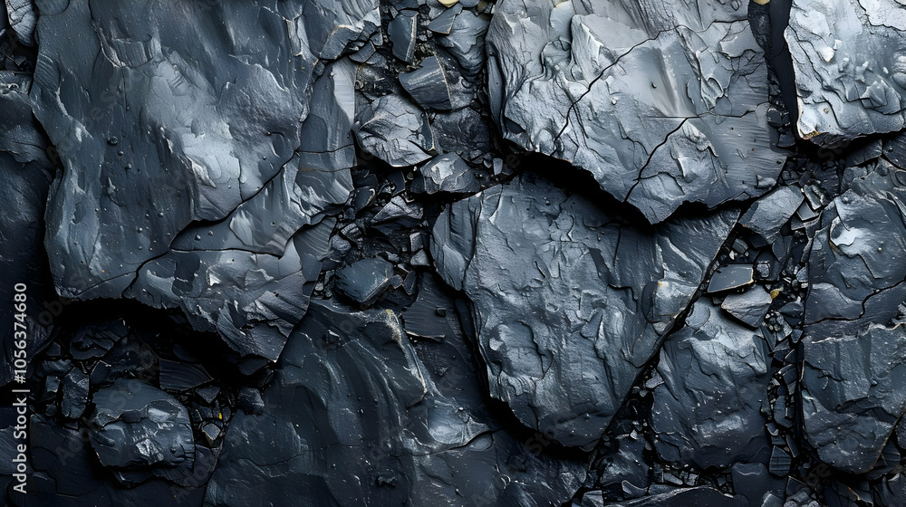 Dark Gray Cracked Rock Texture Background Dark Gray Cracked Rock Texture Background