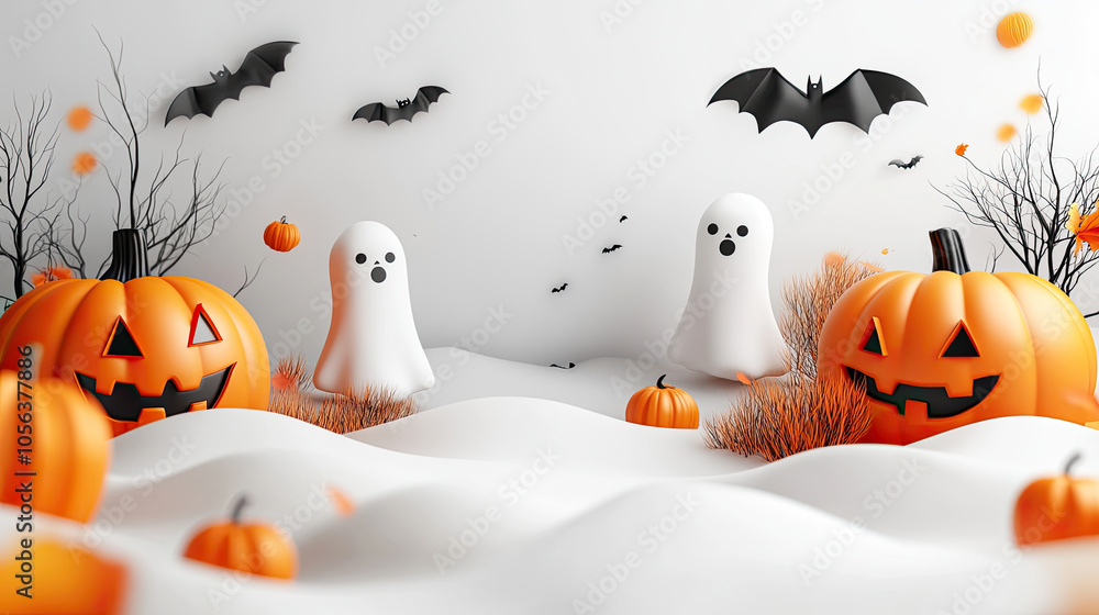 Halloween pumpkins, cookies and bats, cats Halloween pumpkins, cookies and bats, cats