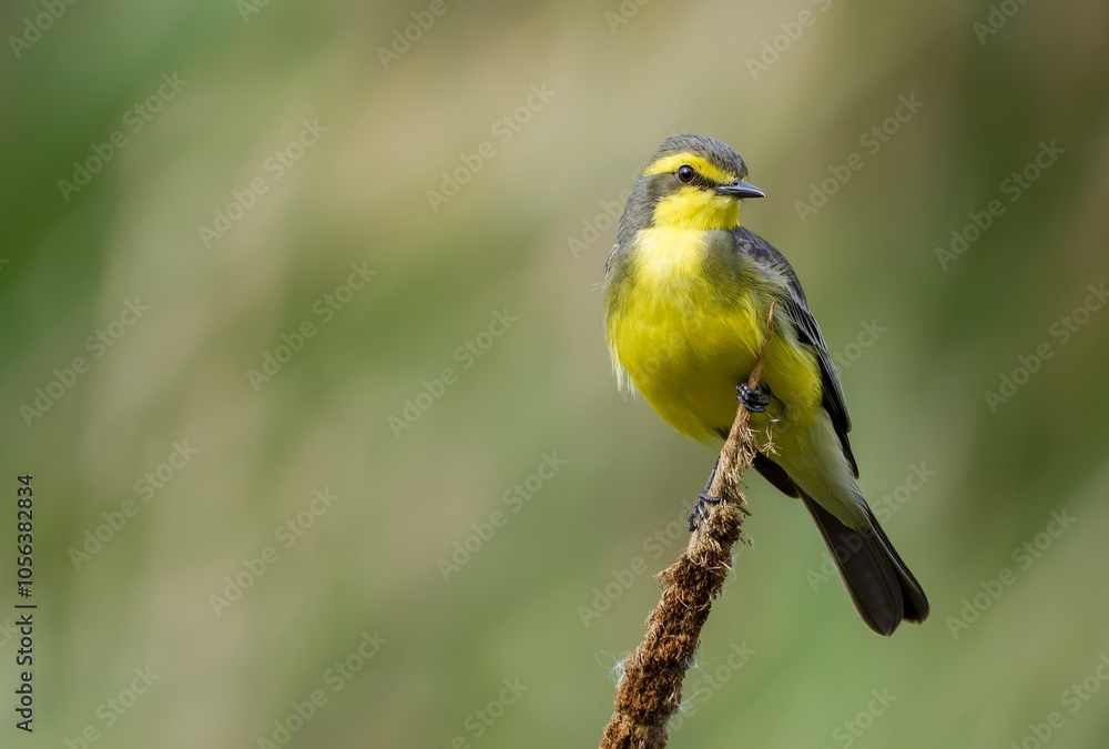 Fototapeta premium Yellow-browed tyrant 