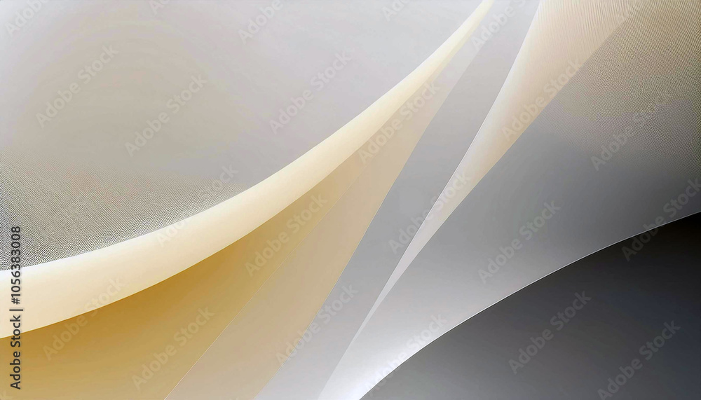 Elegant Beige and Gray Curves. Abstract Art. Elegant Beige and Gray Curves. Abstract Art.