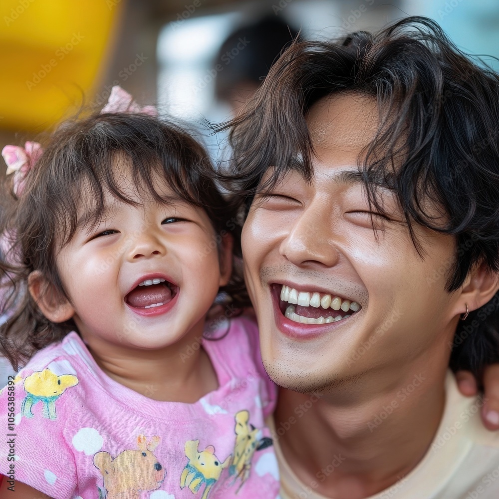Joyful Korean Child and Adult Meeting at Fan Event Joyful Korean Child and Adult Meeting at Fan Event