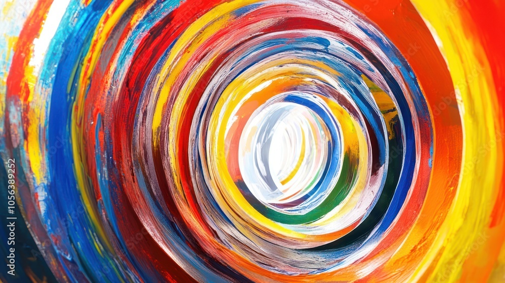 Abstract Circle Painting Abstract Circle Painting