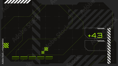 Futuristic scifi dark background design 