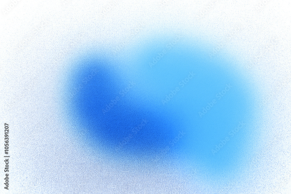 Pastel dark and light blue white abstract background. Noise grain mesh spray. Color gradient. Spot blot circle. Pale soft. Fluid water explosion splash. Winter snow. Design template