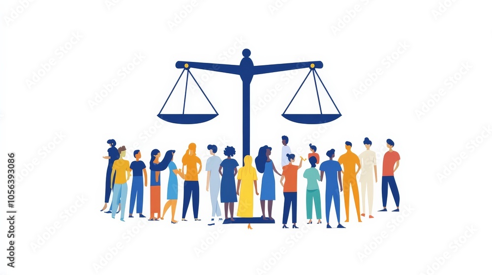 Diverse Figures Balancing Justice and Equality Diverse Figures Balancing Justice and Equality