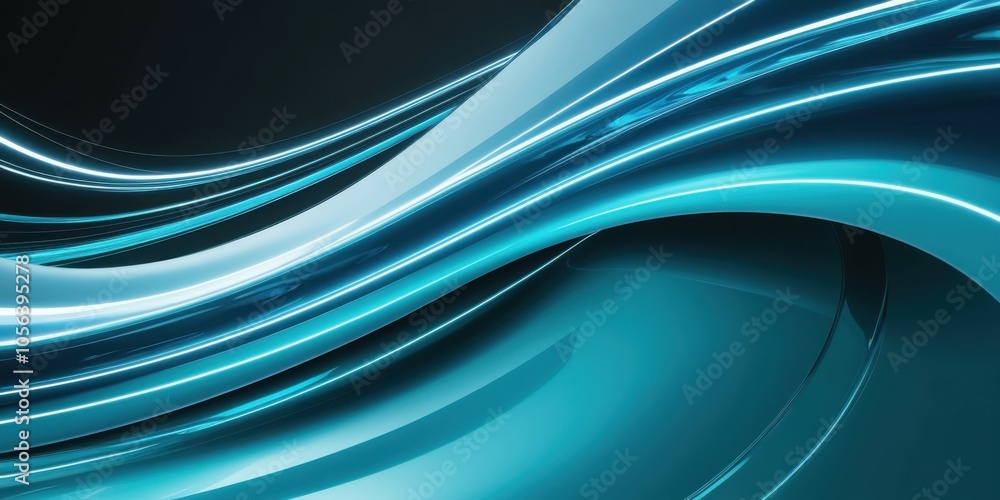 Abstract blue light trails, curved neon lines, dark background, futuristic, dynamic, energy flow, digital art, sleek, minimalist, glowing effects, motion blur, high contrast, cyberpunk aesthetic, smoo Abstract blue light trails, curved neon lines, dark background, futuristic, dynamic, energy flow, digital art, sleek, minimalist, glowing effects, motion blur, high contrast, cyberpunk aesthetic, smoo