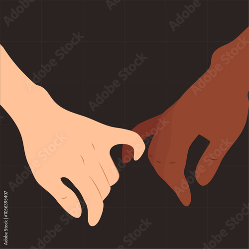 human hands fingers gestures different poses holding fingers in flat illustration