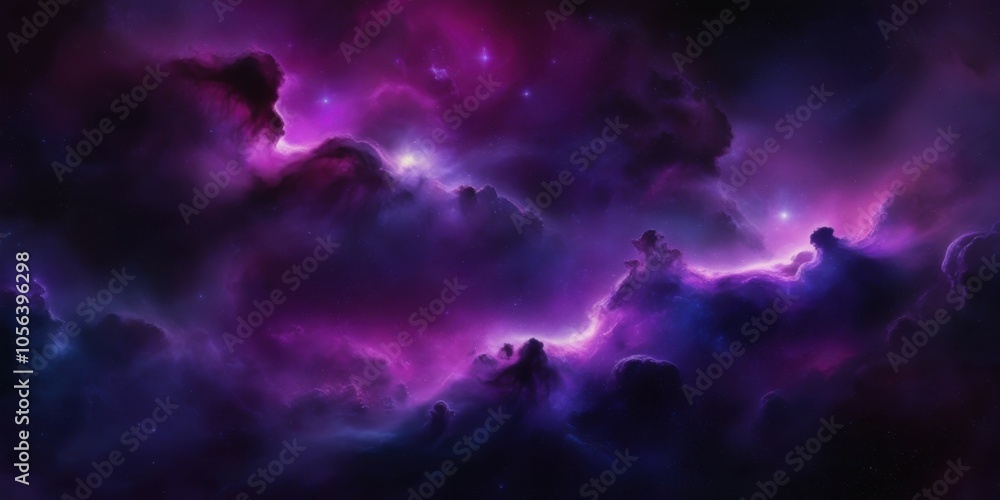 Cosmic nebula, swirling purple clouds, deep space, vibrant colors, ethereal atmosphere, celestial beauty, star formation, galactic storm, mystical energy, dreamlike landscape, astronomical wonder, sur Cosmic nebula, swirling purple clouds, deep space, vibrant colors, ethereal atmosphere, celestial beauty, star formation, galactic storm, mystical energy, dreamlike landscape, astronomical wonder, sur