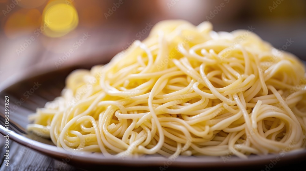 Healthy homemade vegetarian noodles on a plate, ready to cook indoors. Healthy homemade vegetarian noodles on a plate, ready to cook indoors.