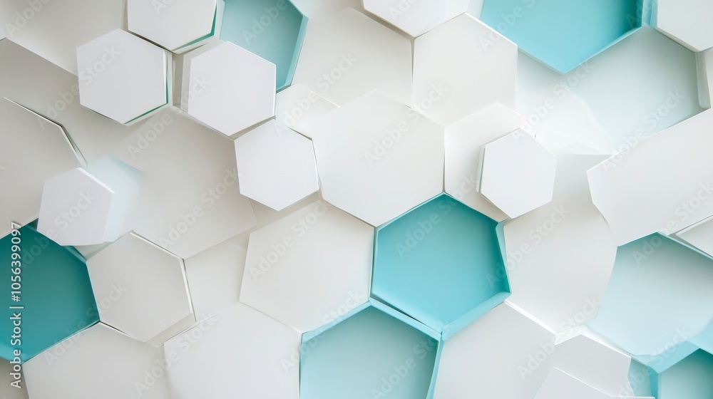 abstract background with hexagons abstract background with hexagons