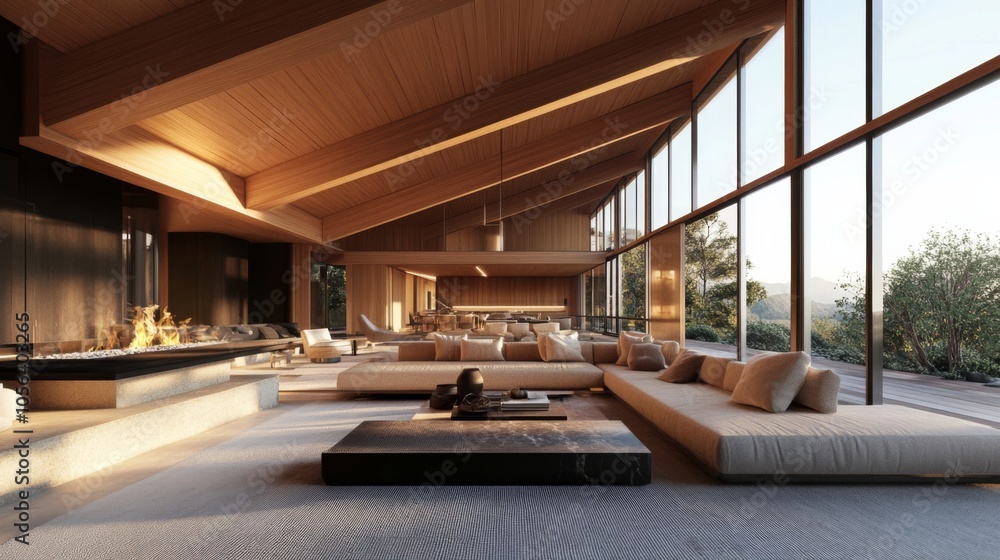 Modern Cozy Space with Countryside Ambiance