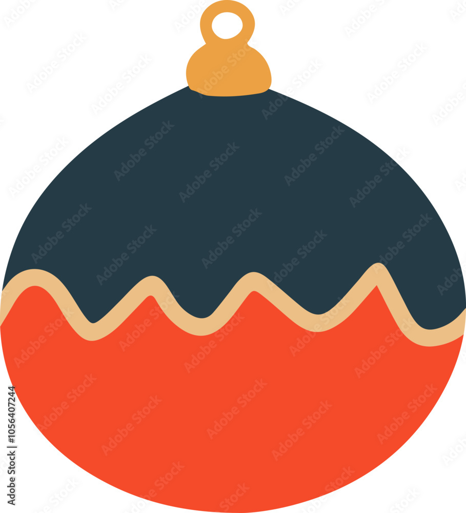 Obraz premium colorful, adorable, flat, snowflake, breed, home, comic, holly, merry, character, claus, pet, snow, animal, present, santa, funny, kids, art, set, print, hat, tree, bell, ball, wreath, candle, reindee