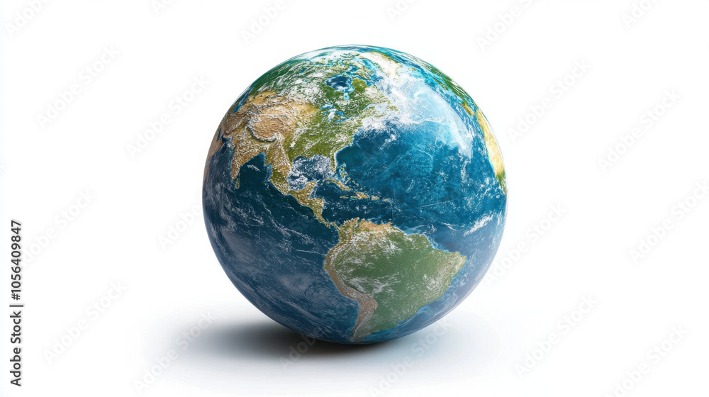 image depicts detailed view of Earth, showcasing its blue oceans and green landmasses, symbolizing environmental sustainability and global awareness image depicts detailed view of Earth, showcasing its blue oceans and green landmasses, symbolizing environmental sustainability and global awareness