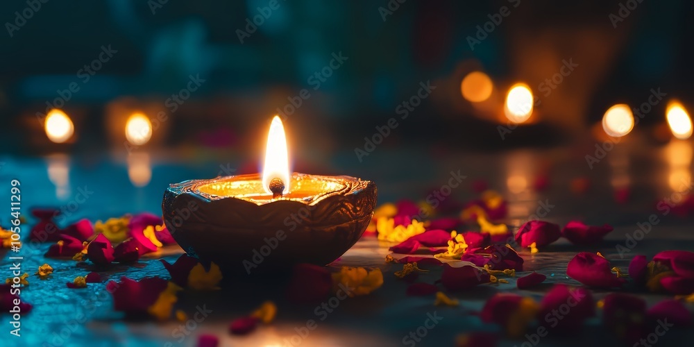 Minimalist Diwali decorations with a modern touch Minimalist Diwali decorations with a modern touch