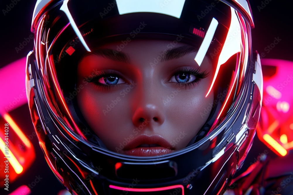 Person in a high-tech suit with cool, calm expression, surrounded by holographic displays, capturing the sleek and advanced aesthetics of future cool, symbolizing confidence and tech-savvy Person in a high-tech suit with cool, calm expression, surrounded by holographic displays, capturing the sleek and advanced aesthetics of future cool, symbolizing confidence and tech-savvy