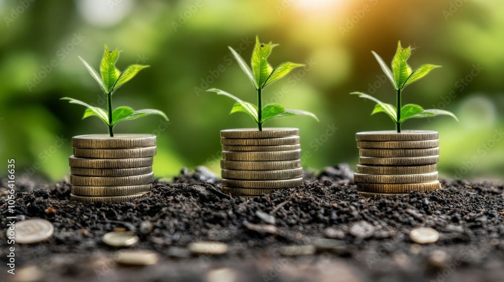 Growth of Investments with Natural Light and High Contrast Growth of Investments with Natural Light and High Contrast