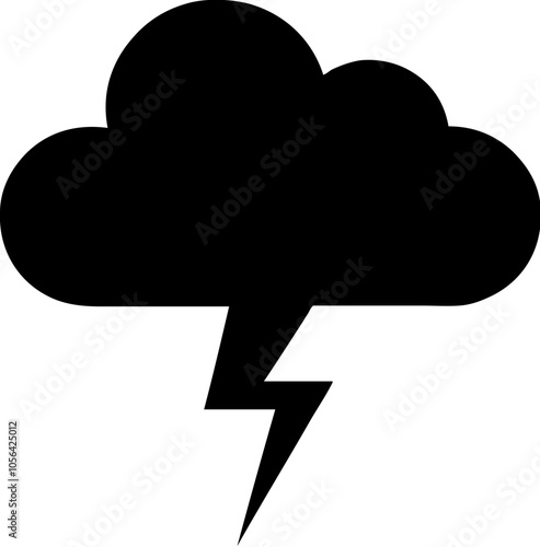 Cloud with thunder