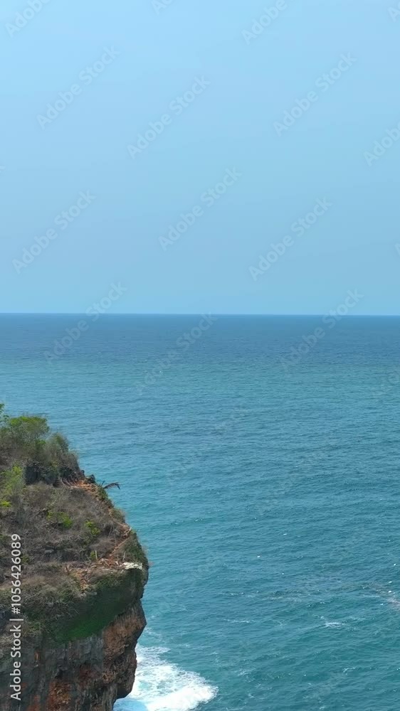 The coast of the island with beautiful sea The coast of the island with beautiful sea