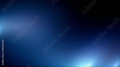 Light leak, Flare Overlay. A dark blue background with glowing light streaks radiating from the center, screen overlay layer type for best results. 4K loop
