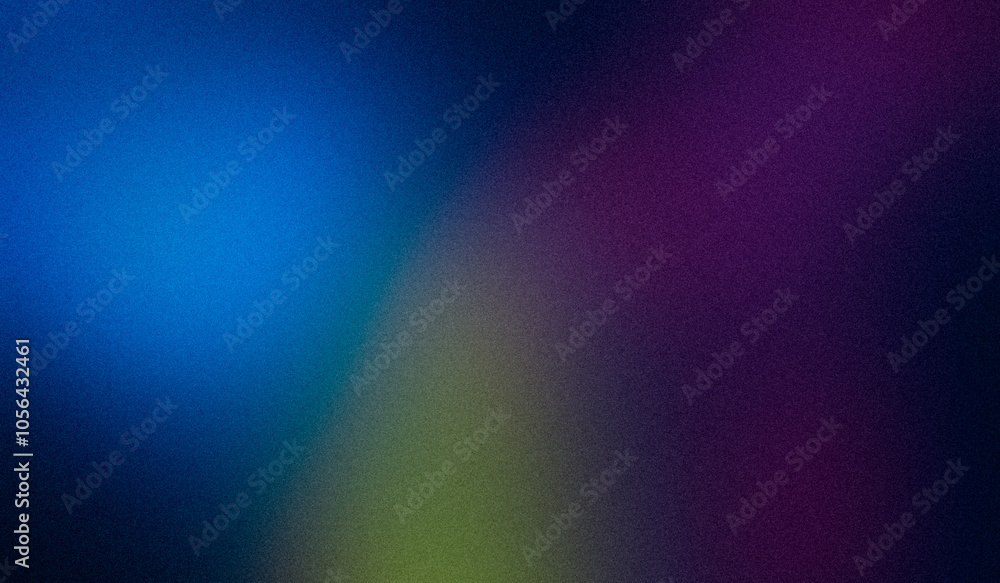 Grainy gradient background purple blue green abstract glowing color wave black dark backdrop, noise texture banner poster header design, copy space Grainy gradient background purple blue green abstract glowing color wave black dark backdrop, noise texture banner poster header design, copy space