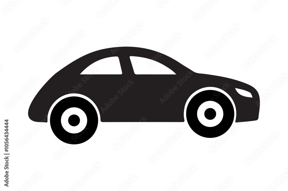 Fototapeta premium Car silhouette vector illustration design.