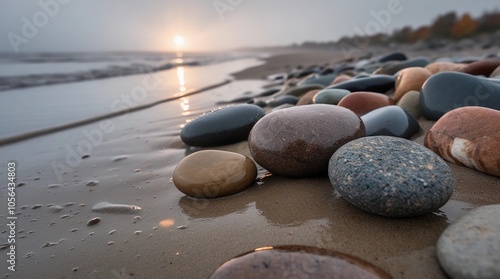 stones on the beach