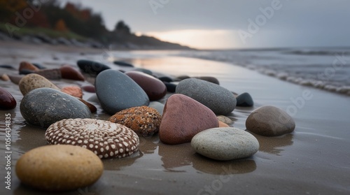 stones on the beach