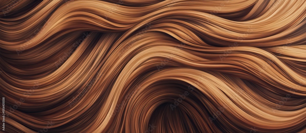 Abstract Wavy Hair Texture Abstract Wavy Hair Texture