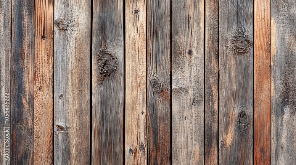 Naklejka premium Rustic background with a wooden texture and copy space.