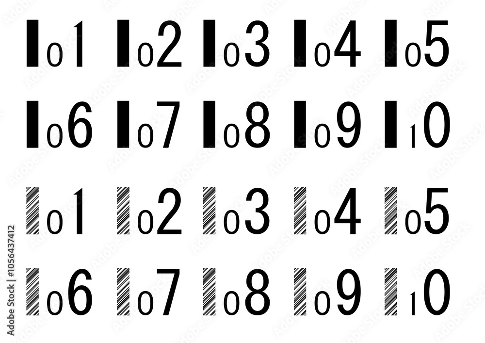 数字の見出し