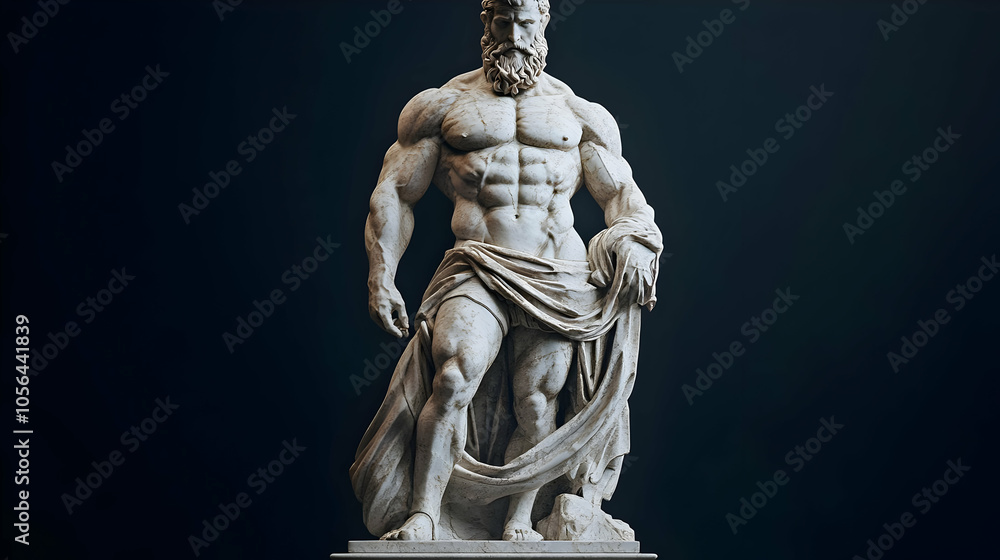 3D Render of a Powerful Greek Statue 3D Render of a Powerful Greek Statue