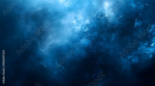 Abstract Blue Smoke Background