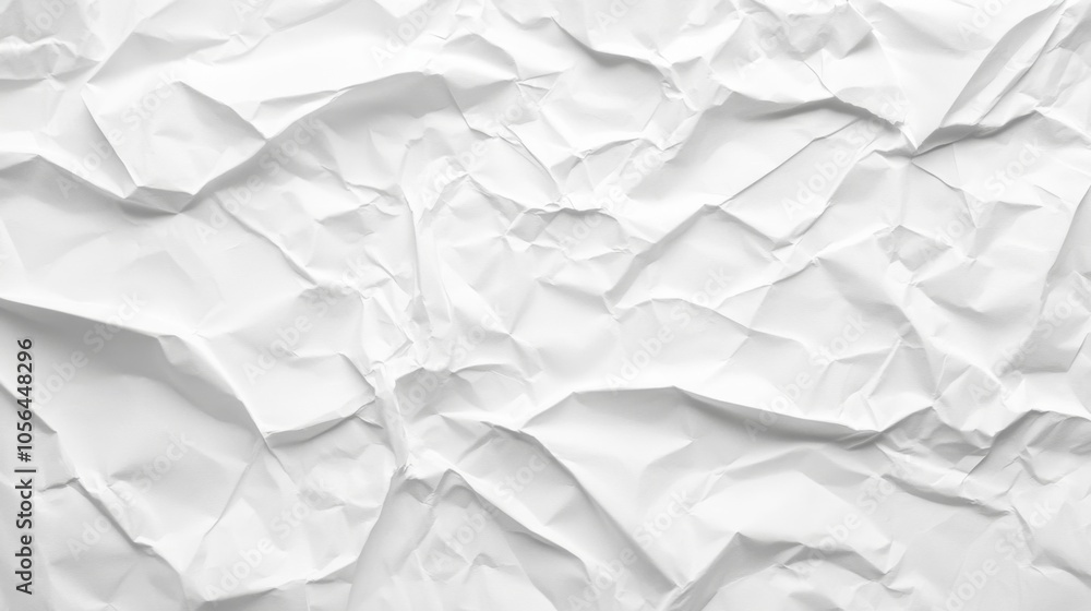 A white background with paper that is torn and crumpled A white background with paper that is torn and crumpled